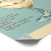 Kadikoyの私の心のレトロ食のポスター ポスター (角)