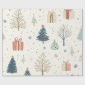 Kadopapier Kerst ラッピングペーパー (フラット)