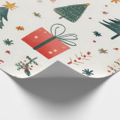 Kadopapier kerst  ラッピングペーパー (角)