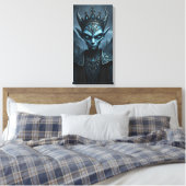 Kael’Thar the Void King Dark Fantasy Canvas Art キャンバスプリント (インサイチュ (寝室))
