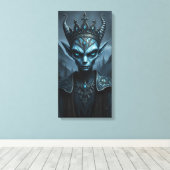 Kael’Thar the Void King Dark Fantasy Canvas Art キャンバスプリント (インサイチュ (ウッドフロア))