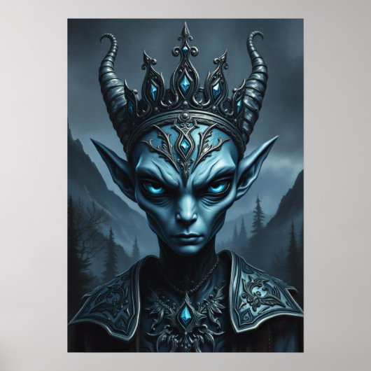 Kael’Thar the Void King – Dark Fantasy Poster ポスター (正面)