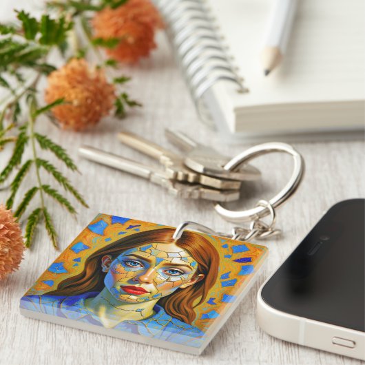 “Kaela” - Pattern of a Past キーホルダー (正面右)