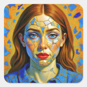 “Kaela” - Pattern of a Past スクエアシール (正面)