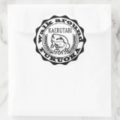 KAERUTABI ステッカー（大６枚入り） ラウンドシール (バッグ)