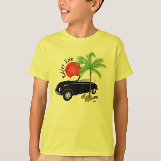 Käfer Cabriolet T-Shirt Tシャツ (正面)