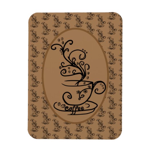Kaffee  マグネット (縦)
