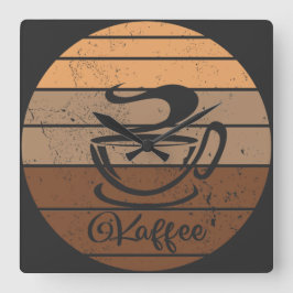 Kaffee Design スクエア壁時計