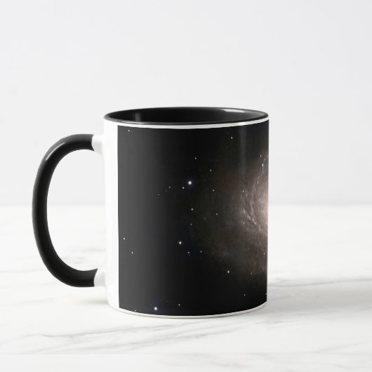 Kaffee mit dem Blick in die Tiefen des Weltalls マグカップ (左)