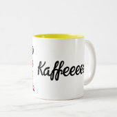 Kaffee mit Ente ツートーンマグカップ (正面右)