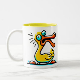 Kaffee mit Ente ツートーンマグカップ
