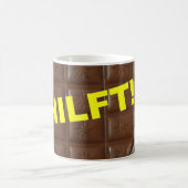 Kaffee und Schokolade HILFT! - Tasse コーヒーマグカップ (中央)