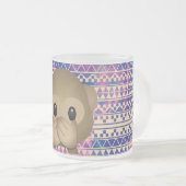 Kaffeeaffe フロストグラスマグカップ (正面右)