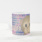 Kaffeeaffe フロストグラスマグカップ (正面左)