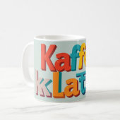 Kaffeeklatsch Personalized German Coffee Social コーヒーマグカップ (正面左)