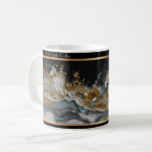Kaffeetasse im Marmor Look コーヒーマグカップ (正面左)