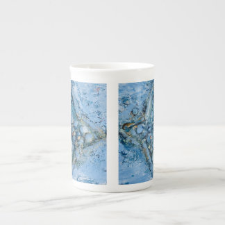 Kaffeetasse mit eigens gestaltetem Muschel Motiv ボーンチャイナマグカップ