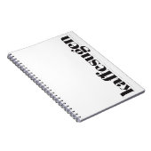 Kaffesugen白黒ノートブック ノートブック (右側)