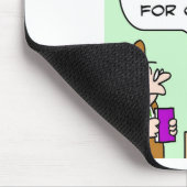 kafkaの図書館十分な本 マウスパッド (コーナー)