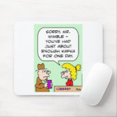 kafkaの図書館十分な本 マウスパッド (マウス)