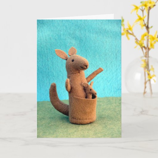 Kagaroo カード (黄色い花)