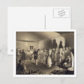 Kagha-Choura、ダゲスタンのプレート55のダンスパーティー インビテーションポストカード (正面/裏面)