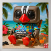 Kagu RakuRaku On The Beach ポスター (正面)