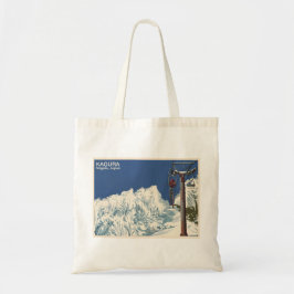 Kagura かぐら Niigata 新潟 Snow landscape トートバッグ
