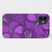 Kahalaのハイビスカスのハワイの溶岩の石のイラストレーション Case-Mate iPhoneケース (裏面(横))