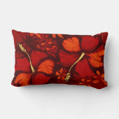 Kahalaのハイビスカスのハワイの熱帯腰神経の枕 ランバークッション (裏面)