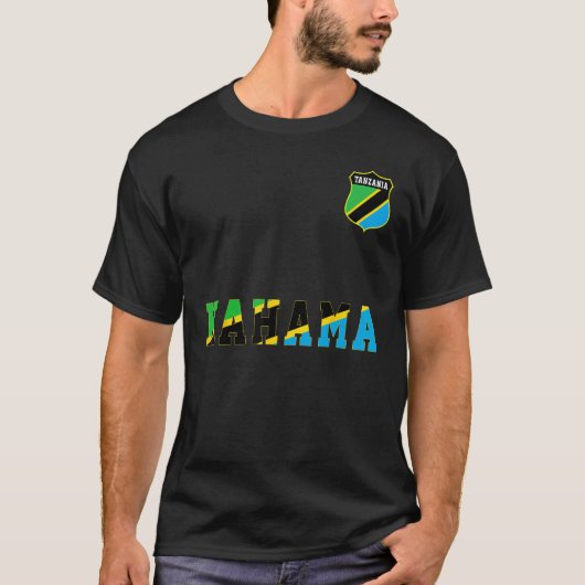 Kahama Tanzania Flag Tanzanian Men Women Tシャツ (正面)