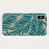 Kahanuのやしハワイのリネン質 Case-Mate iPhoneケース (裏面(横))