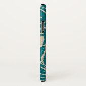 Kahanuのやしハワイのリネン質 Case-Mate iPhoneケース (裏面/右)