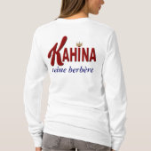 Kahinaのreineのberbere Tシャツ (裏面)