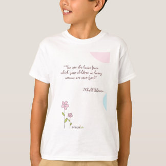 Kahlil Gibranの引用文はティーをからかいます Tシャツ