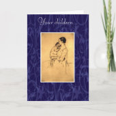 Kahlil Gibran著子供 カード (正面)