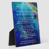 Kahlil Gibran行為について フォトプラーク (側面)