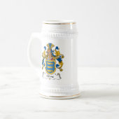 Kahneの家紋 ビールジョッキ (正面左)