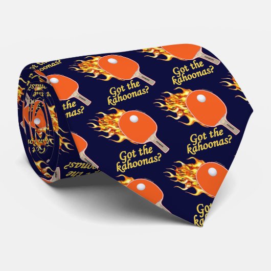 Kahoonasの燃えるような卓球を得ました ネクタイ (ロール)