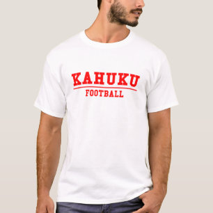 Kahukuの赤い侵入者のフットボール Tシャツ