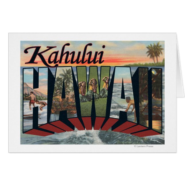Kahului, Hawaii – ラージレターシーン (正面横)