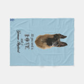 Kaiに家毛布を持って来て下さい フリースブランケット (正面(横))