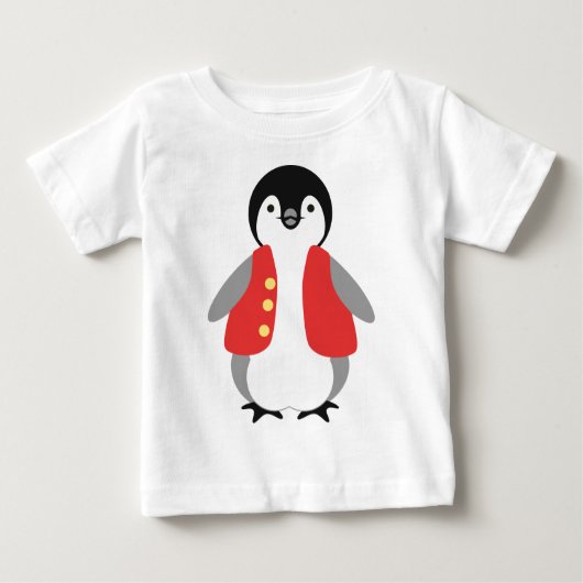 Kaiのペンギン ベビーTシャツ (正面)