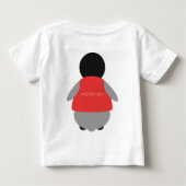 Kaiのペンギン ベビーTシャツ (裏面)