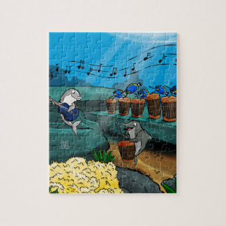 Kai Dolphin Jamming in Africa Puzzle ジグソーパズル