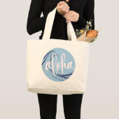 Kai Oceanテーマのトートバッグ Aloha ラージトートバッグ (正面(商品))