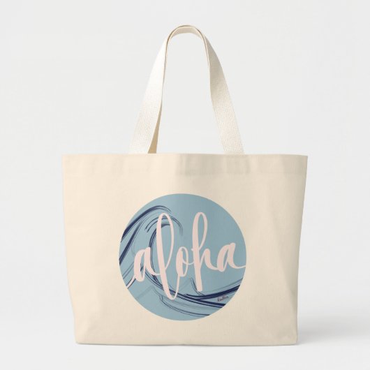 Kai Oceanテーマのトートバッグ Aloha ラージトートバッグ (正面)