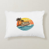 Kai Retro Sunset Name Design アクセントクッション (正面)