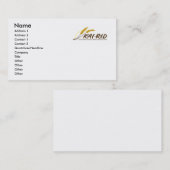 KAI-RIDの標準によって大きさで分類される名刺 名刺 (正面/裏面)