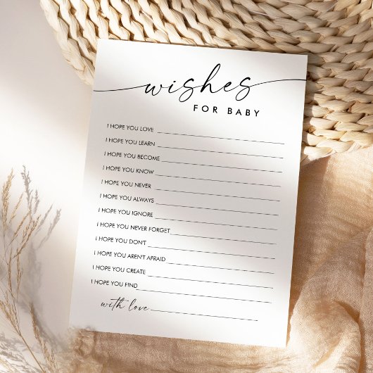 KAIAウィッシュベビーアドバイスカード 招待状